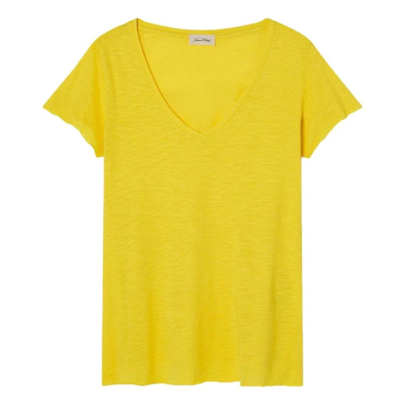 AMERICAN VINTAGE M T-SHIRT L / GEEL American vintage- jac51v t-shirt- geel