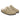 BIRKENSTOCK M SLIPPER Birkenstock Boston Suede Lamswol Taupe - Match Laren