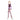 DEBLON SP TIGHT Deblon Sports Cropped Legging Flared Celine Leopard Rose - Match Laren