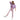 DEBLON SP TIGHT Deblon Sports Cropped Legging Flared Celine Leopard Rose - Match Laren