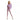 DEBLON SP TIGHT S / ROSE COMBI Deblon Sports Legging High Waist Leopard Rose - Match Laren