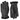 HESTRA M HANDSCHOENEN HESTRA Deerskin Primaloft Rib Gloves Black - Match Laren