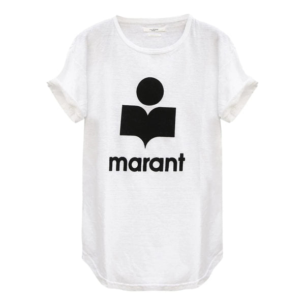 ISABEL MARANT M T-SHIRT ISABEL MARANT T-SHIRT T-Shirt Koldi Linen Logo - Sisera Laren