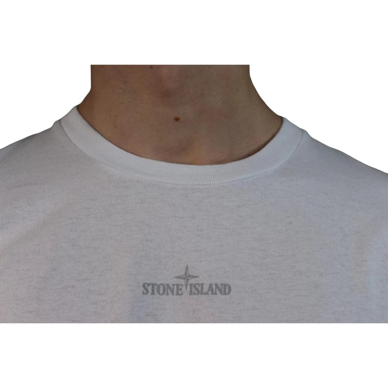 STONE ISLAND M T-SHIRT STONE ISLAND SHIRT WIT - MATCH LAREN