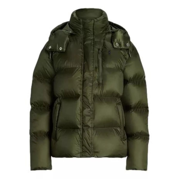 POLO RALPH LAUREN Polo Ralph Lauren Quilted Puffer Olijfkleur - Match Laren
