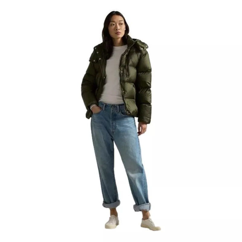 POLO RALPH LAUREN Polo Ralph Lauren Quilted Puffer Olijfkleur - Match Laren