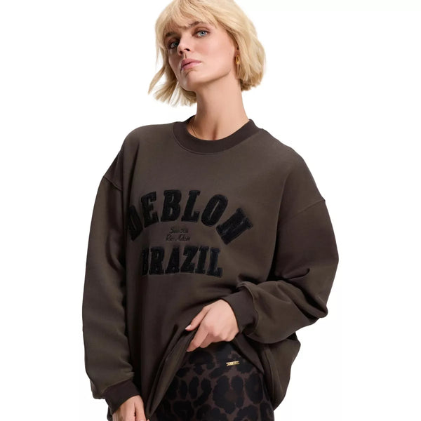 DEBLON Deblon Malou Trui Cacao Bruin - Match Laren