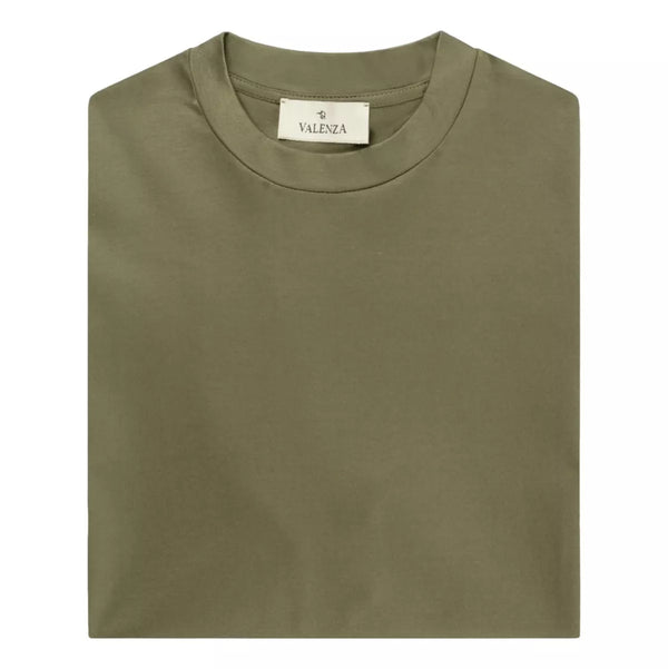VALENZA Valenza Supima T-shirt Groen - Match Laren