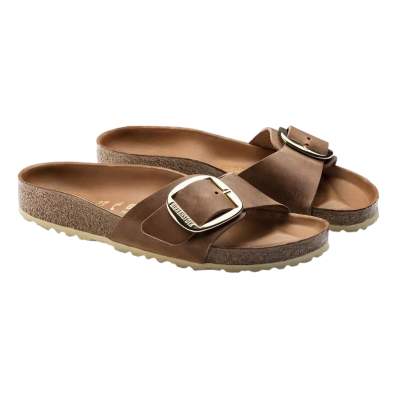 BIRKENSTOCK Birkenstock Slipper Madrid Big Buckle Coqnac - Match Laren