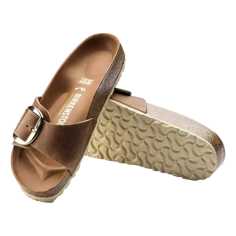 BIRKENSTOCK Birkenstock Slipper Madrid Big Buckle Coqnac - Match Laren