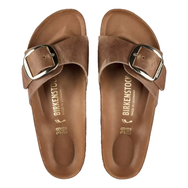 BIRKENSTOCK Birkenstock Slipper Madrid Big Buckle Coqnac - Match Laren