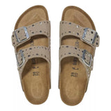BIRKENSTOCK Birkenstock Arizona Rivet Slippers Taupe - Match Laren