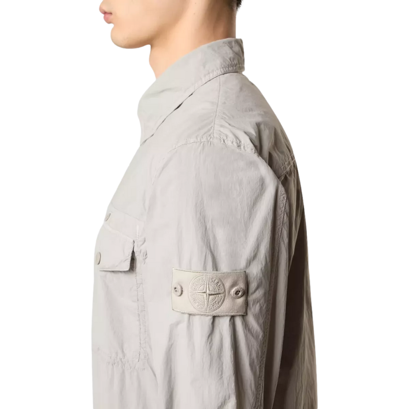 STONE ISLAND Stone Island Overhemd Nylon Grijs - Match Laren