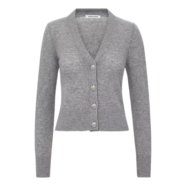 VERONICA BEARD Veronica Beard Solene Kasjmier Vest Grijs Melee - Match Laren