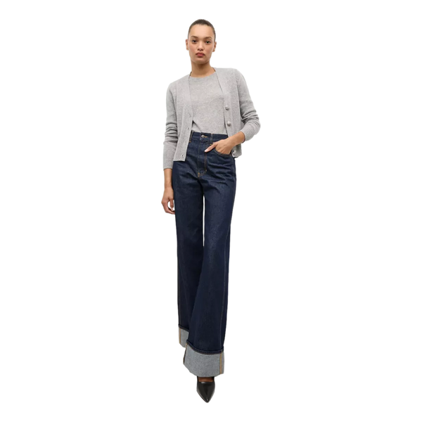 VERONICA BEARD Veronica Beard Solene Kasjmier Vest Grijs Melee - Match Laren