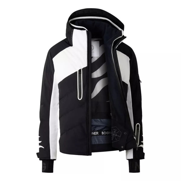 BOGNER Bogner Donzen ski-jas Jessy in Zwart/wit - Match Laren