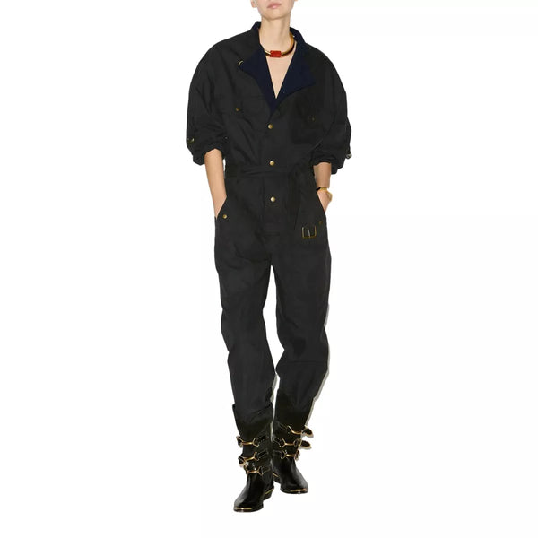 ISABEL MARANT Isabel Marant Dahona Jumpsuit Zwart - Sisera Laren