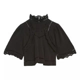ISABEL MARANT Isabel Maranty Frany Top Zwart - Sisera Laren