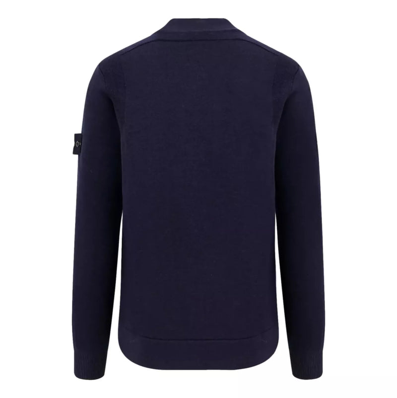 STONE ISLAND Stone Island Vest Met Lange Ritssluiting Donkerblauw - Match Laren