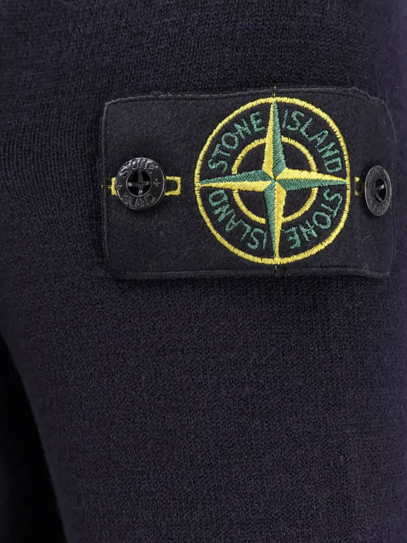 STONE ISLAND Stone Island Vest Met Lange Ritssluiting Donkerblauw - Match Laren