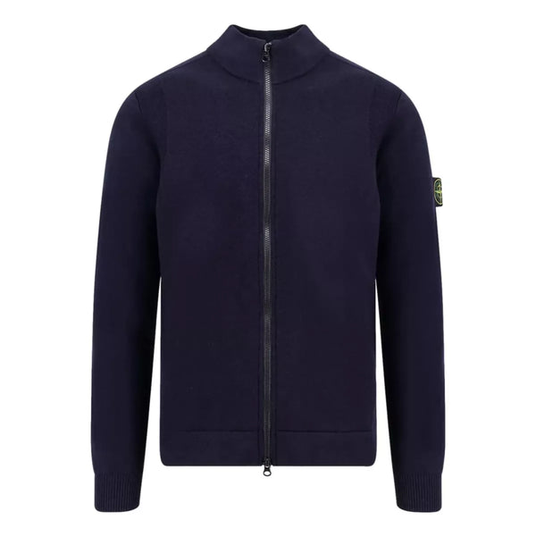 STONE ISLAND Stone Island Vest Met Lange Ritssluiting Donkerblauw - Match Laren