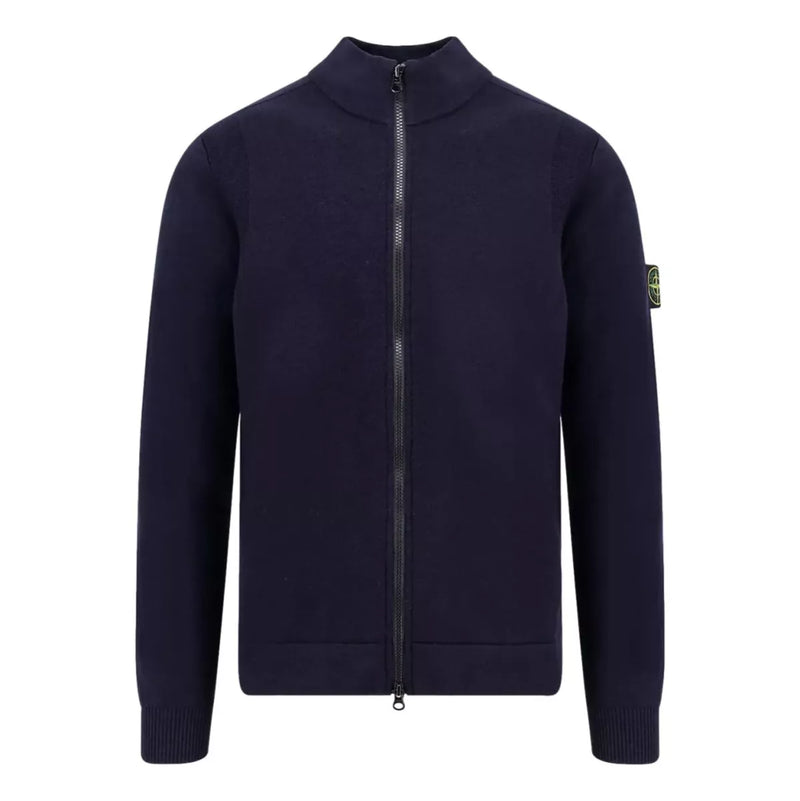 STONE ISLAND Stone Island Vest Met Lange Ritssluiting Donkerblauw - Match Laren