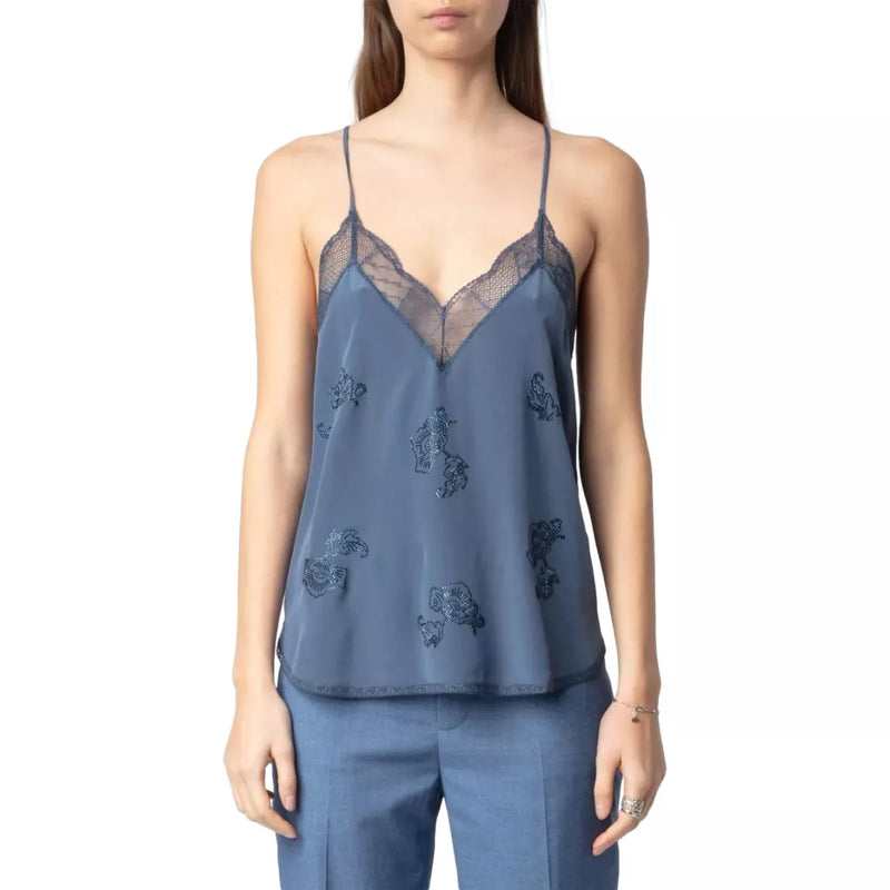 ZADIG & VOLTAIRE Zadig & Voltaire Christy Top Lavendelblauw - Match Laren