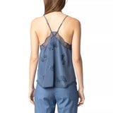 ZADIG & VOLTAIRE Zadig & Voltaire Christy Top Lavendelblauw - Match Laren