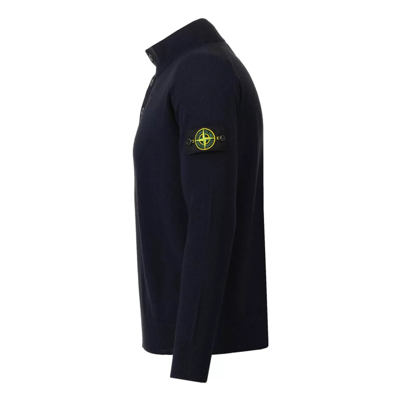 STONE ISLAND Stone Island Trui Met Knopen Donkerblauw - Match Laren