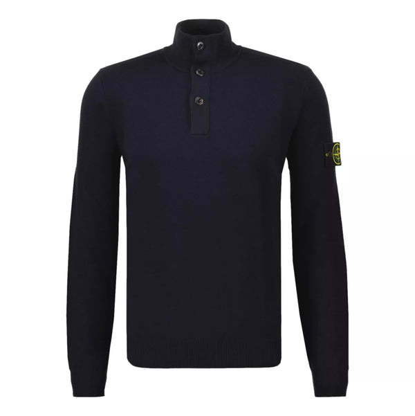 STONE ISLAND Stone Island Trui Met Knopen Donkerblauw - Match Laren