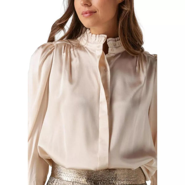 DEA KUDIBAL Dea Kudibal Blouse Roberta Champagnekleur - Match Laren