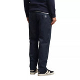 STONE ISLAND Stone Island Katoenen Chinobroek Donkerblauw - Match Laren