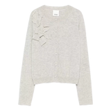 ALLUDE Allude Floral Vest Crème - Sisera Laren