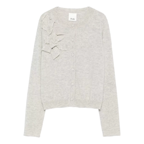 ALLUDE Allude Floral Vest Crème - Sisera Laren