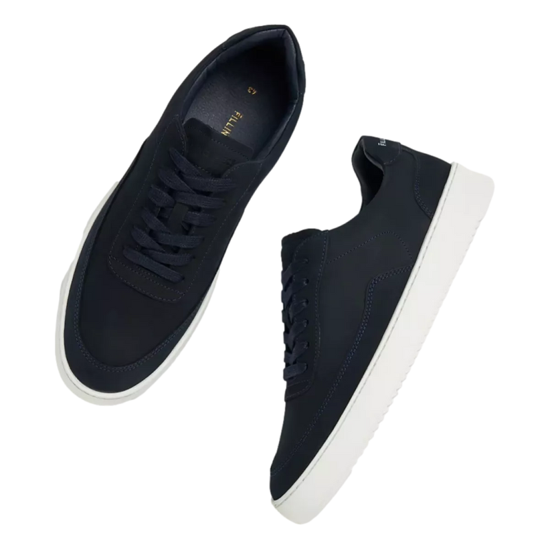 FILLING PIECES Filling Pieces Sneaker Mondo 2.0 Ripple Nubuck Navy - Match Laren