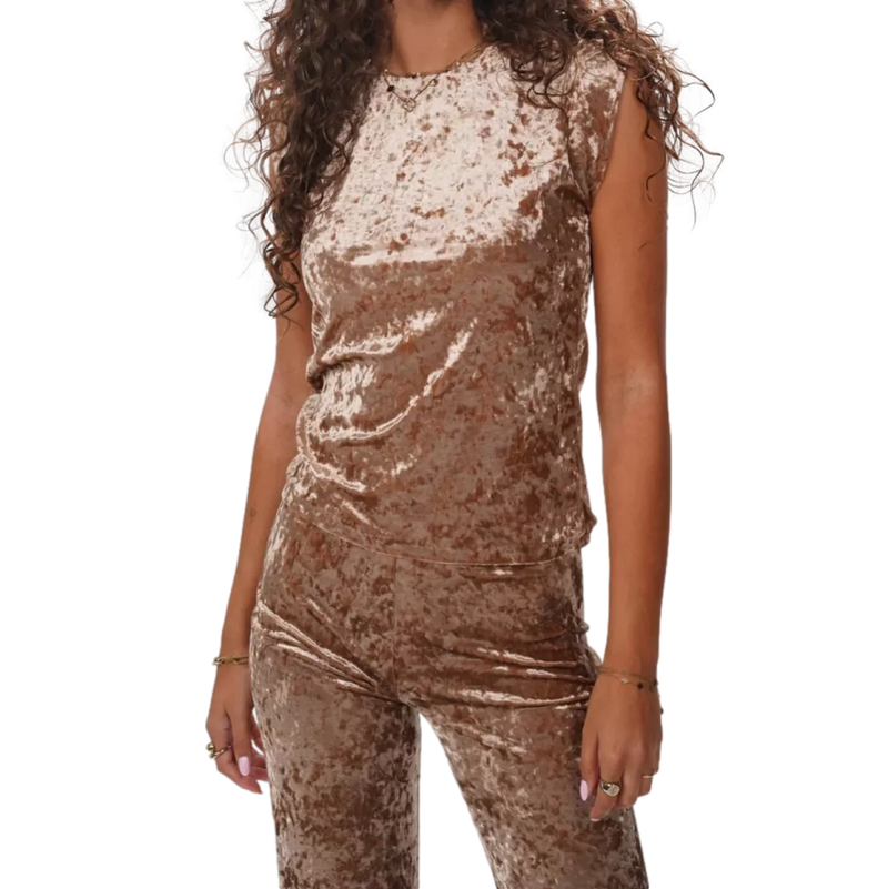 FORTE_FORTE Forte Forte Top Juta Champagne - Sisera