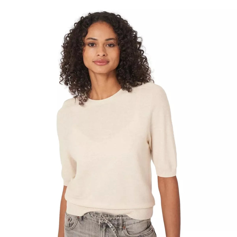 REPEAT Repeat Cashmere Trui Met Korte Mouw - Match Laren