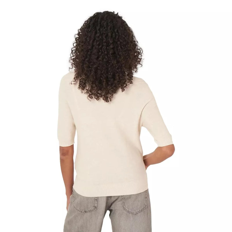 REPEAT Repeat Cashmere Trui Met Korte Mouw - Match Laren
