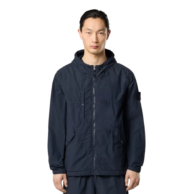 STONE ISLAND Stone Island Jack Nylon Smerigliato Marine - Match Laren