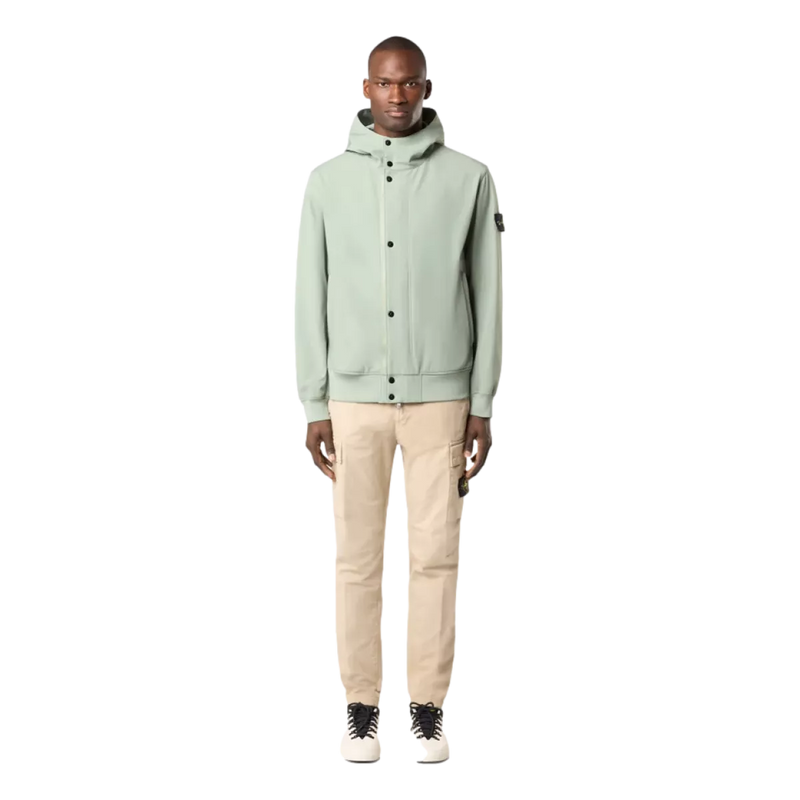 STONE ISLAND Stone Island Jack Softshell Licht Groen - Match Laren