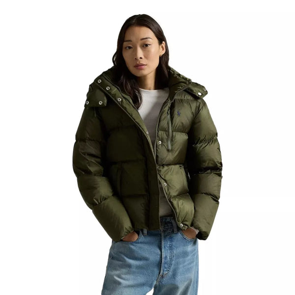 POLO RALPH LAUREN Polo Ralph Lauren Quilted Puffer Olijfkleur - Match Laren