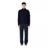 STONE ISLAND Stone Island Lamswol Trui Marineblauw - Match Laren