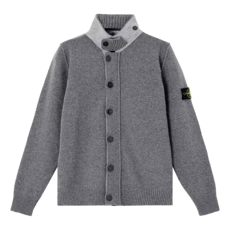STONE ISLAND Stone Island Lamswol Trui Grijs - Match Laren