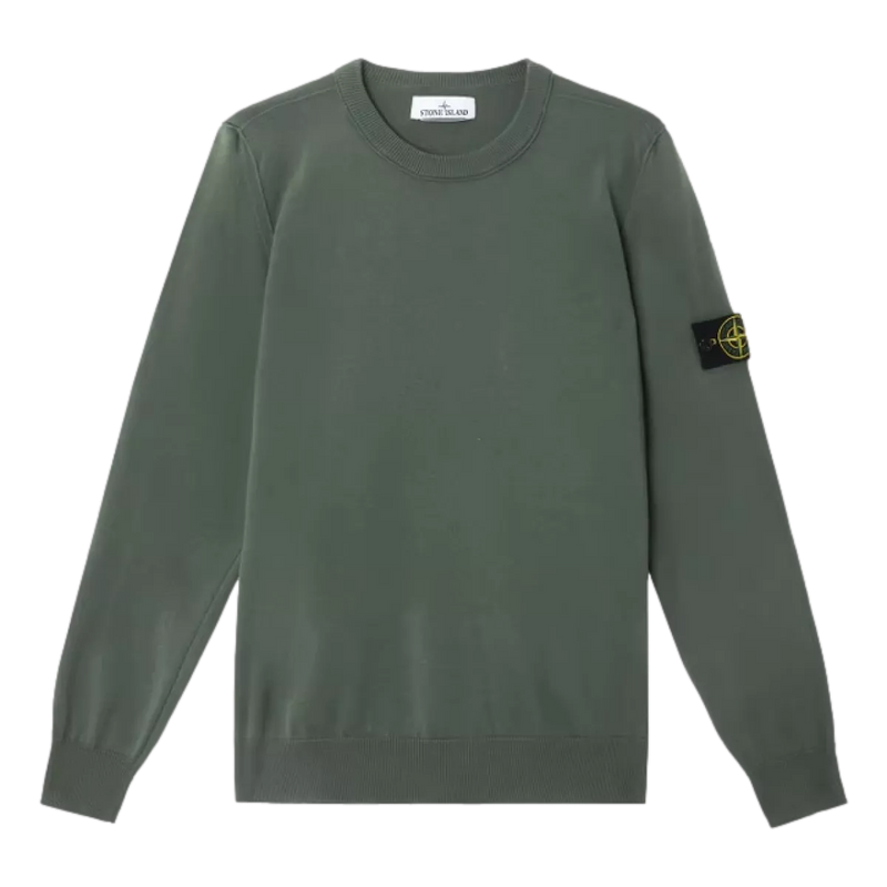 STONE ISLAND Stone Island Trui Biologisch Katoen Licht Groen - Match Laren