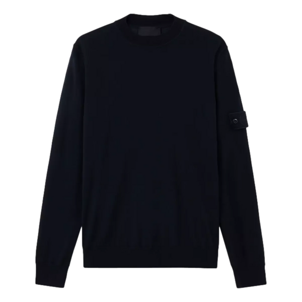 STONE ISLAND Stone Island Trui Crewneck Ghost Donkerblauw - Match Laren