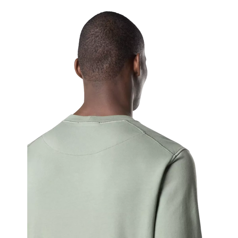 STONE ISLAND Stone Island Katoenen Sweater Fleece Licht Groen - Match Laren