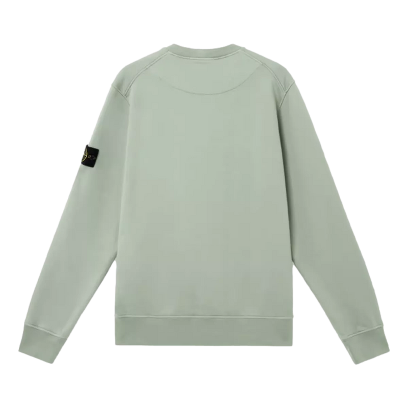 STONE ISLAND Stone Island Katoenen Sweater Fleece Licht Groen - Match Laren