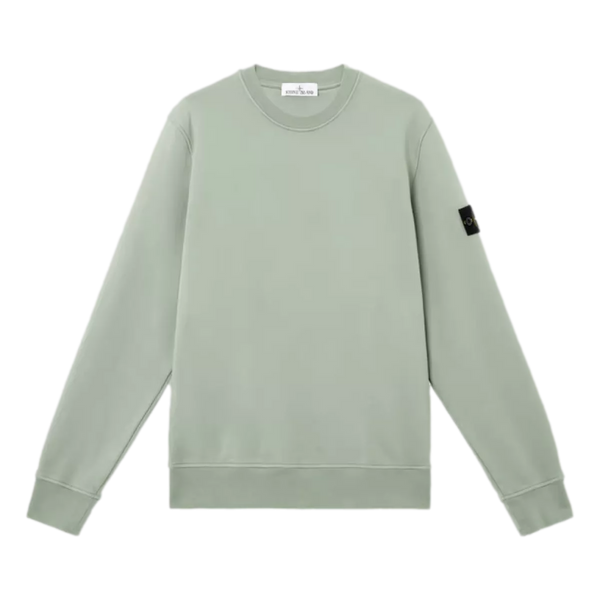 STONE ISLAND Stone Island Katoenen Sweater Fleece Licht Groen - Match Laren