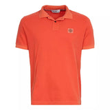 STONE ISLAND Stone Island Katoenen Polo Koraalkleur - Match Laren
