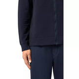 STONE ISLAND Stone Island Sweatshirt Met Volledige Rits En Geribde Details Marine - Match Laren